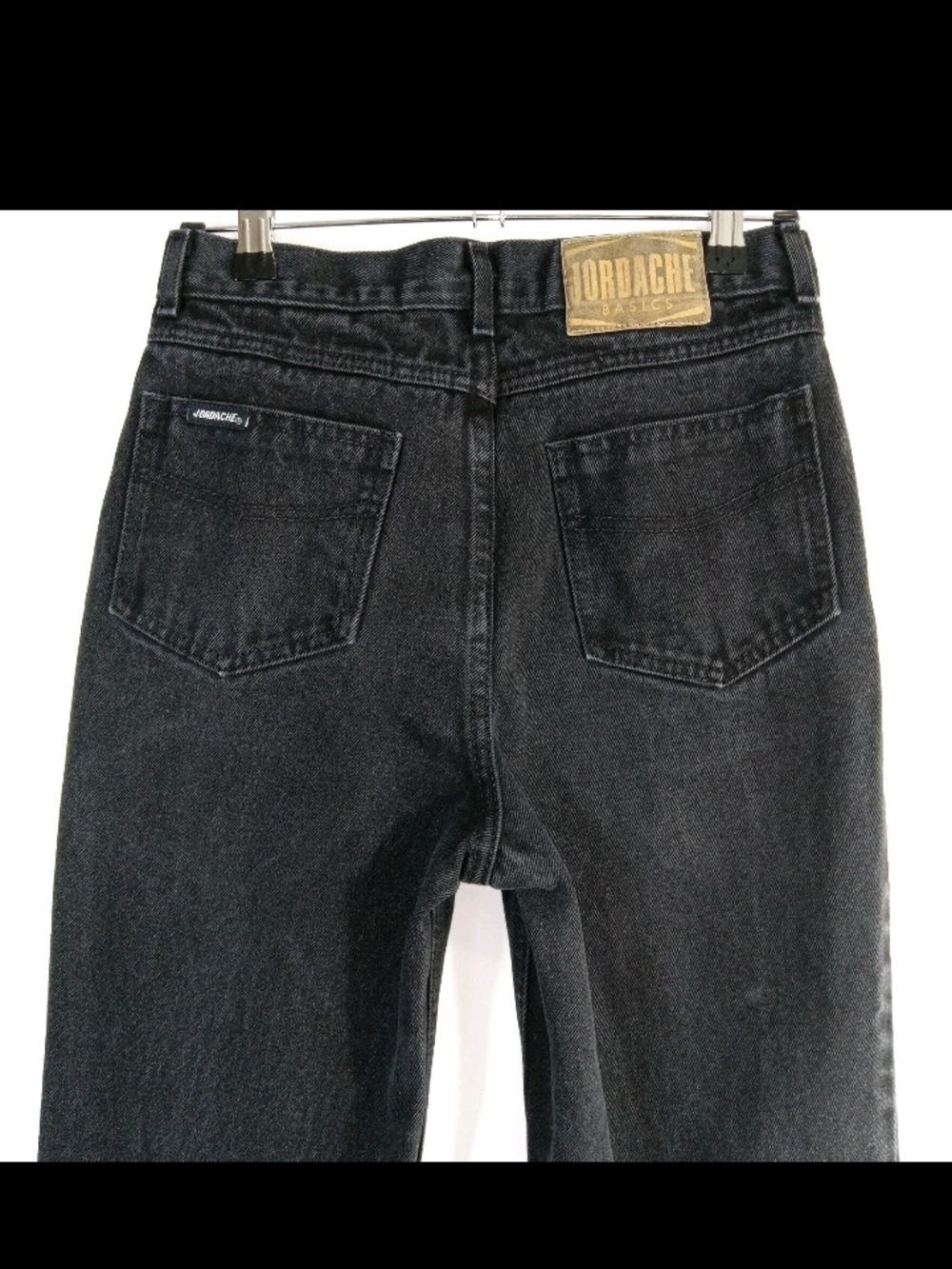 Vintage Jordache Women's Classic Black Straight Jeans
